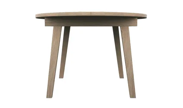 Mesa de comedor redonda extensible nórdica Osaka