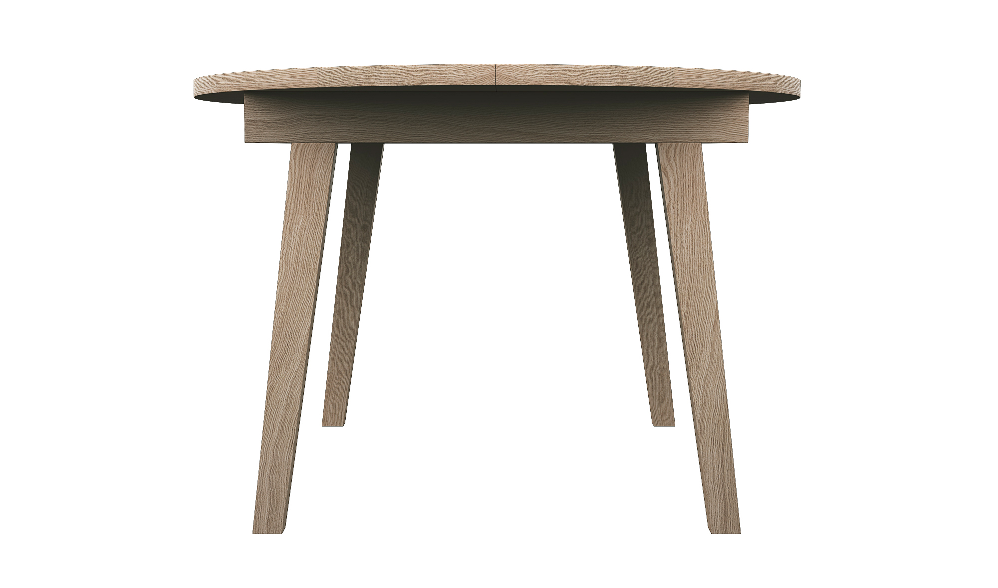 Mesa de comedor redonda extensible nórdica Osaka