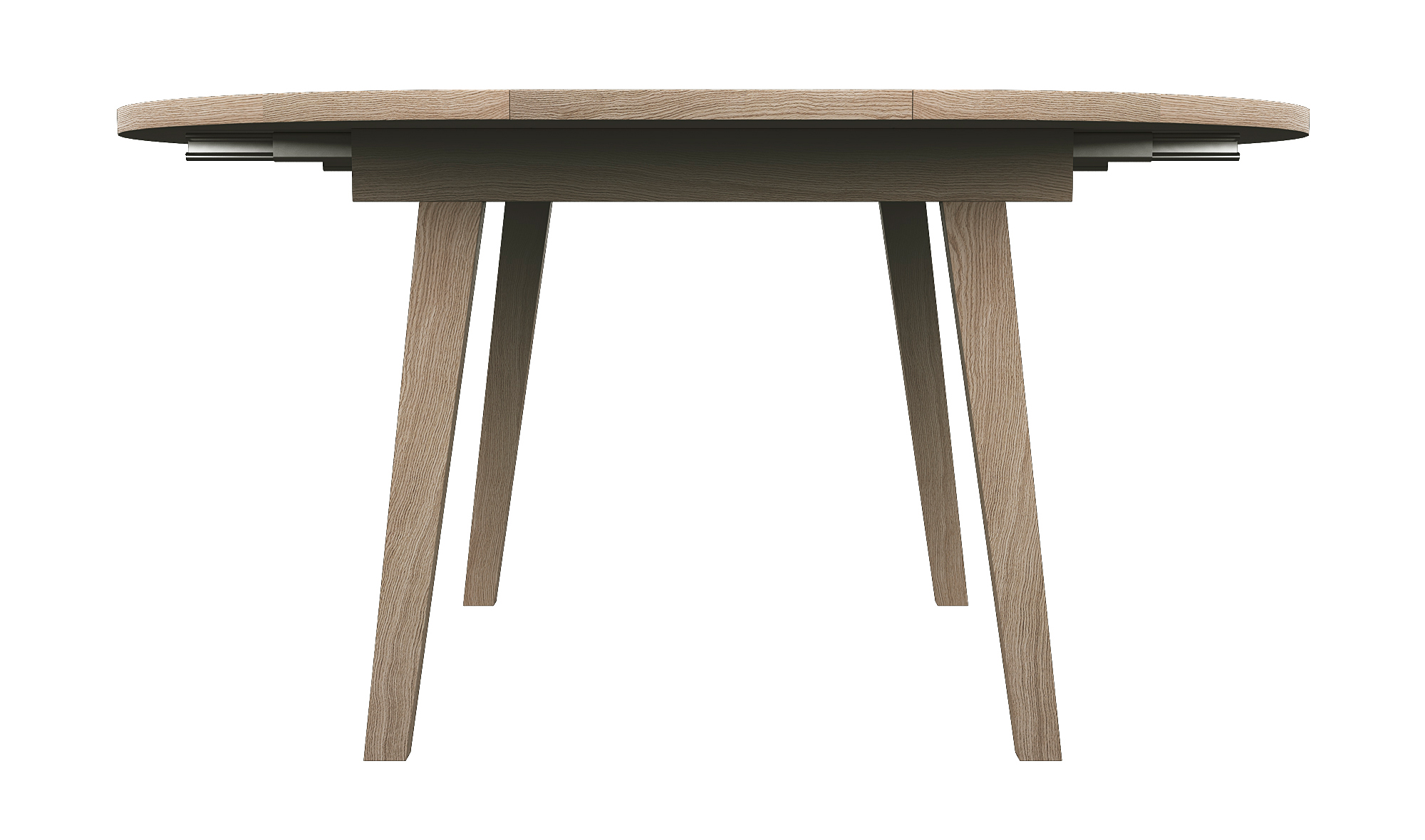 Mesa de comedor redonda extensible nórdica Osaka