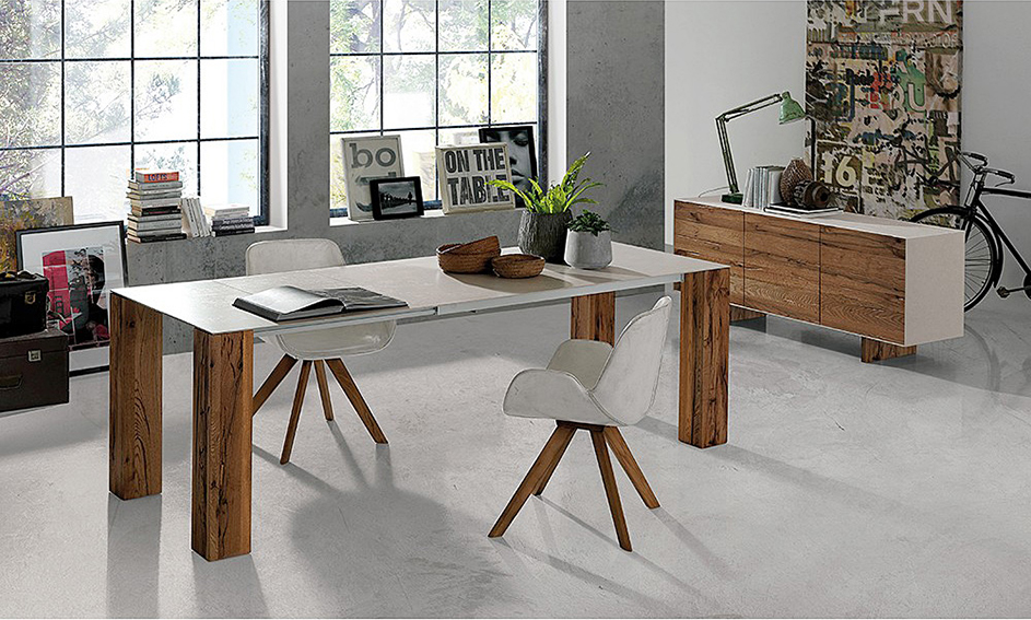 Mesa de comedor extensible Thin wild de Oliver B