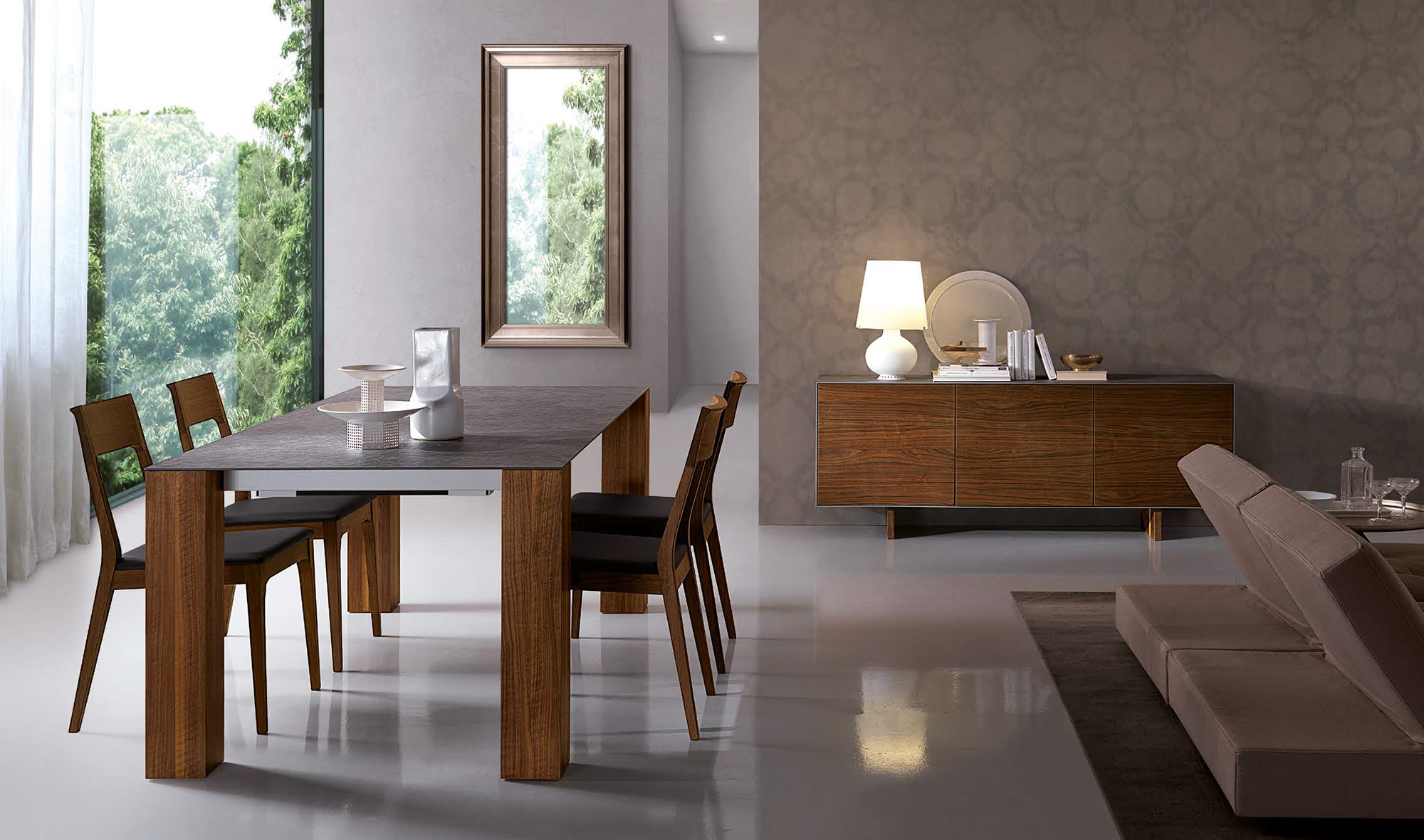 Mesa de comedor extensible Thin wild de Oliver B