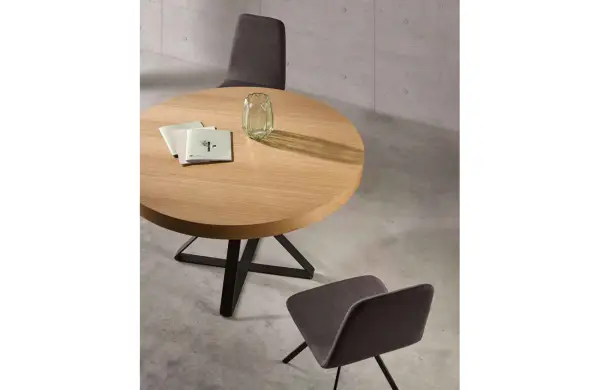 Mesa de comedor Milo redonda ext 120