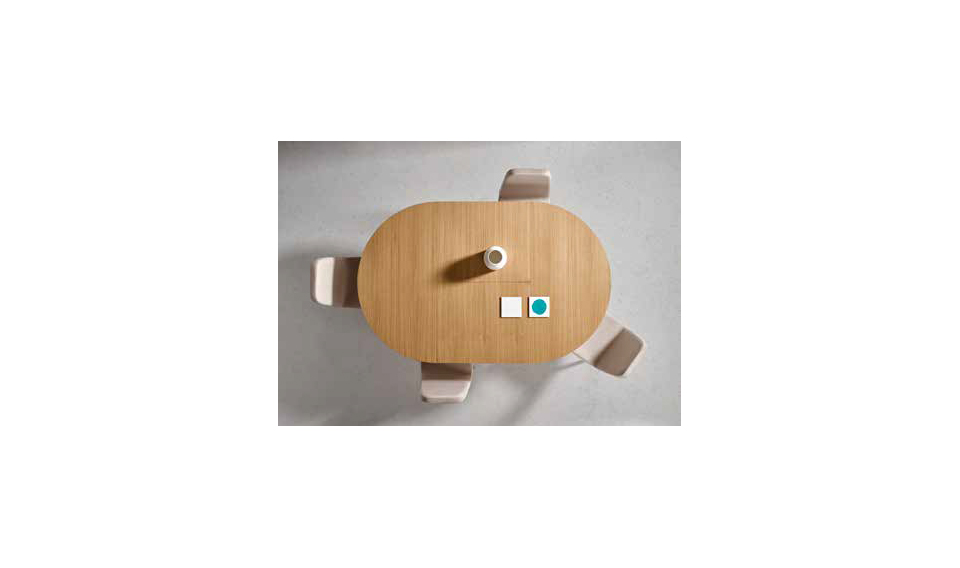 Mesa de comedor Milo redonda ext 120