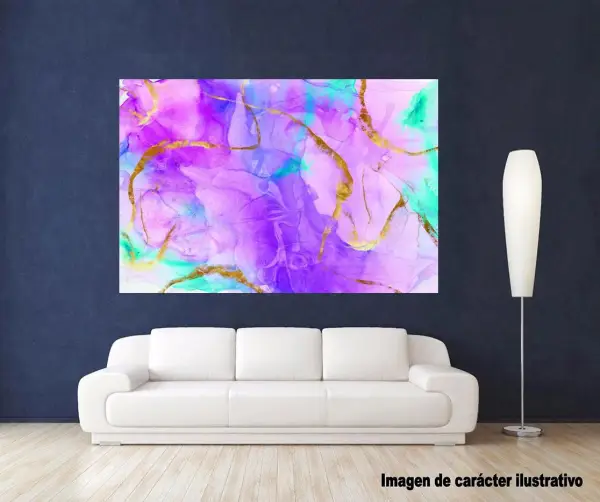 Cuadro canvas gold hightlights I