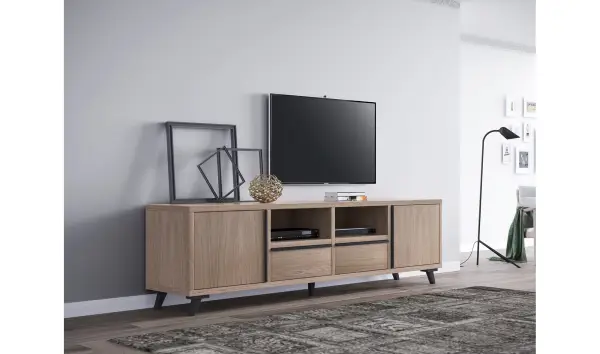 Mueble tv 2 puertas nórdico Borgen