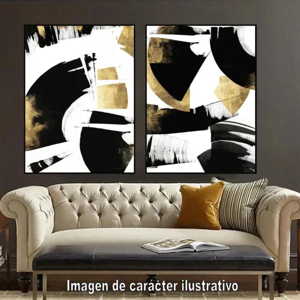 Cuadro canvas art deco I