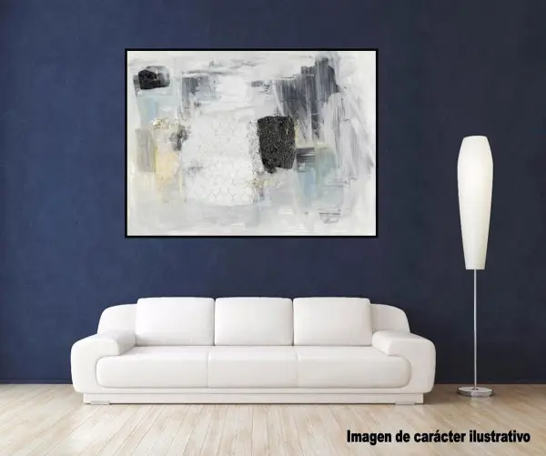 Cuadro canvas baroque abstract