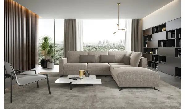 Sofá con chaise longue Giorgio