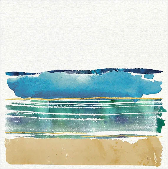 Cuadro canvas by the sea i no words