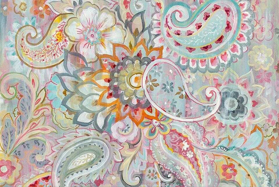 Cuadro canvas boho japonais