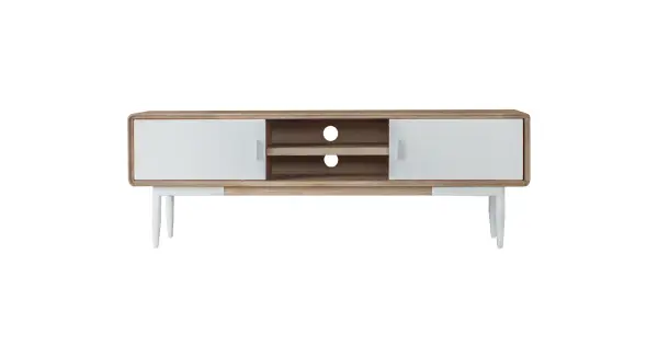 Mueble tv 2 puertas nórdico Davinia