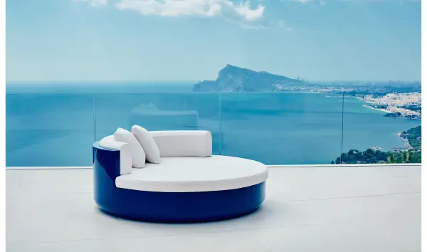 Cama redonda de jardín Vela