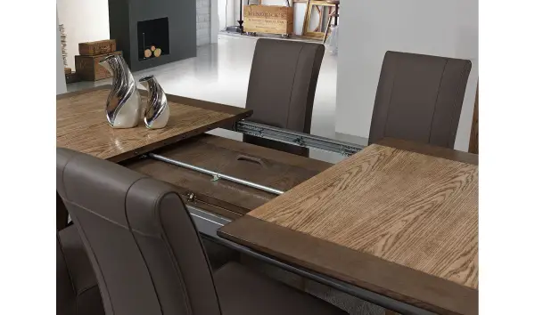 Mesa de comedor extensible vintage Tenan