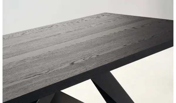 Mesa de comedor roble gris antracita Big Table Bonaldo