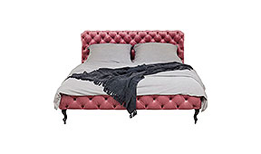 Cama rosa velvet Desire