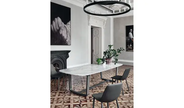Mesa de comedor calacatta Medley Bonaldo