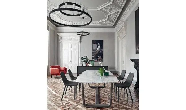 Mesa de comedor calacatta Medley Bonaldo