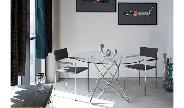 Mesa de comedor redonda Molekular