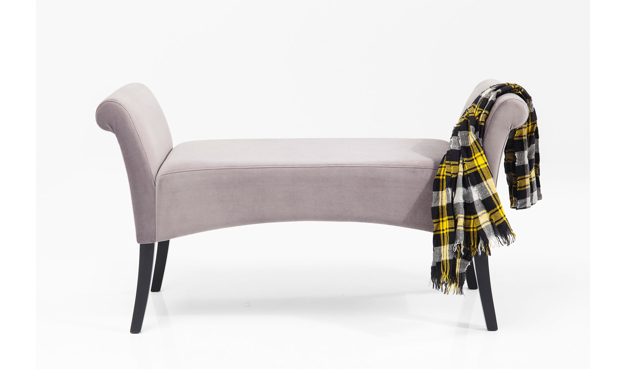 Banco Motley Velvey Silvergrey