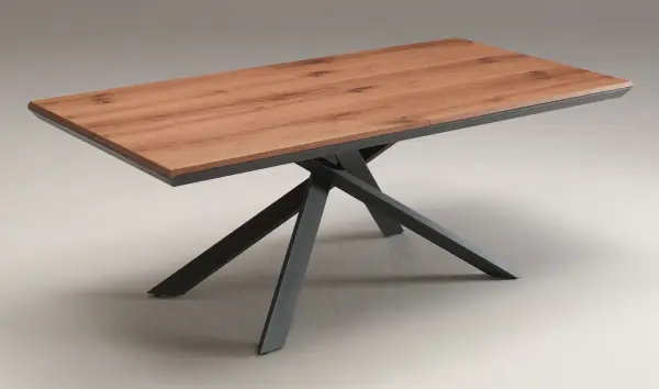 Mesa de comedor roble viejo 4x4 Ozzio