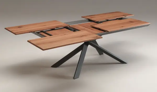 Mesa de comedor roble viejo 4x4 Ozzio