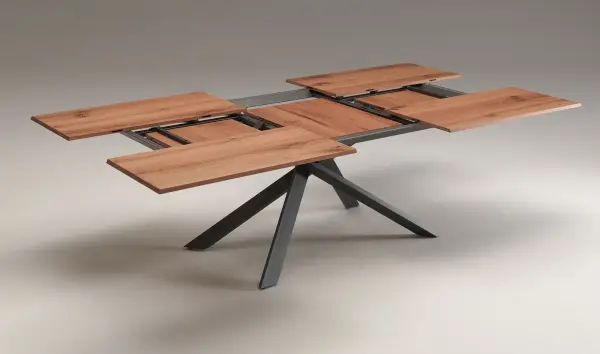 Mesa de comedor roble viejo 4x4 Ozzio