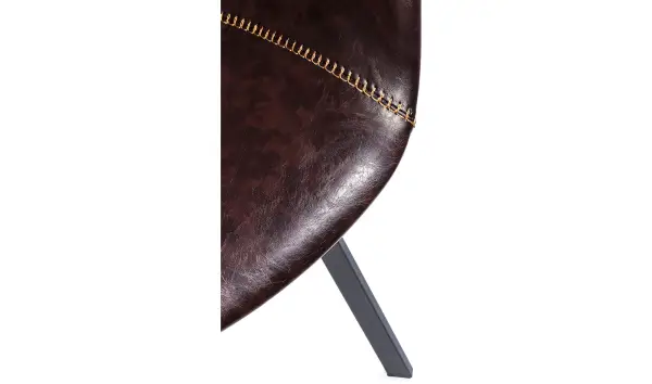Silla reposabrazos Lounge marrón