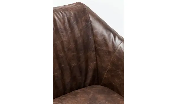 Sillón marrón vintage Diner