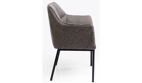 Silla gris con reposabrazos Thinktank