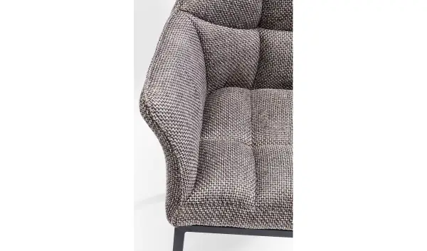 Silla gris con reposabrazos Thinktank