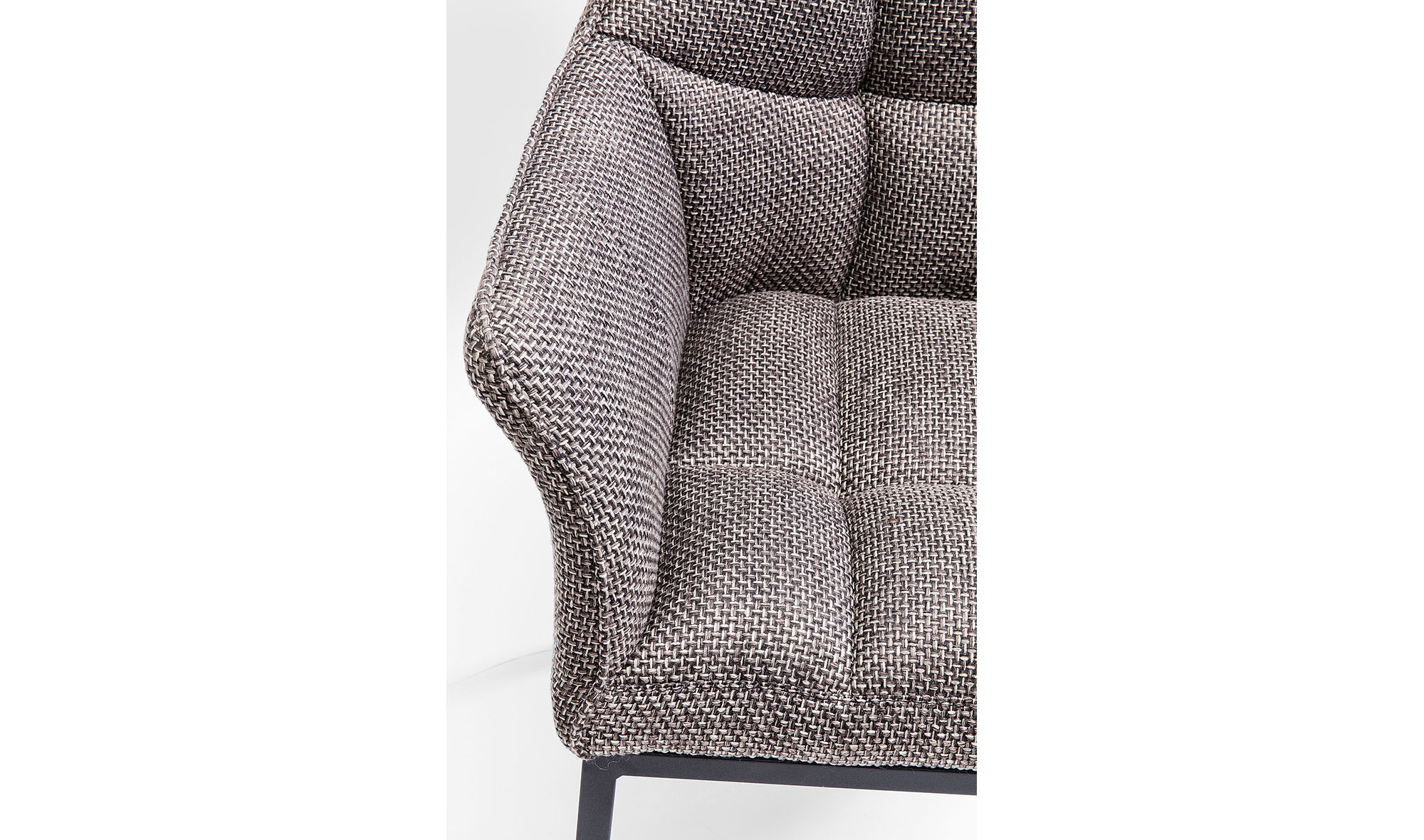 Silla gris con reposabrazos Thinktank