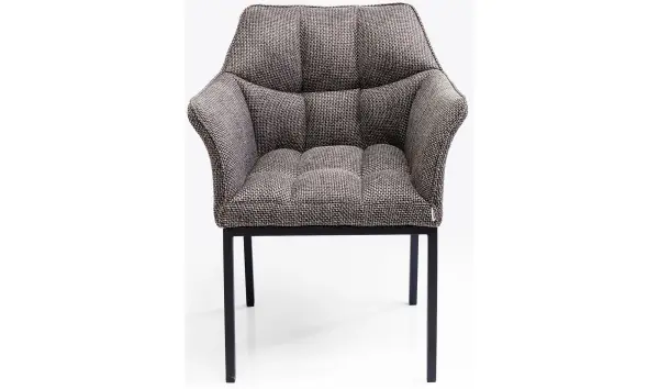 Silla gris con reposabrazos Thinktank