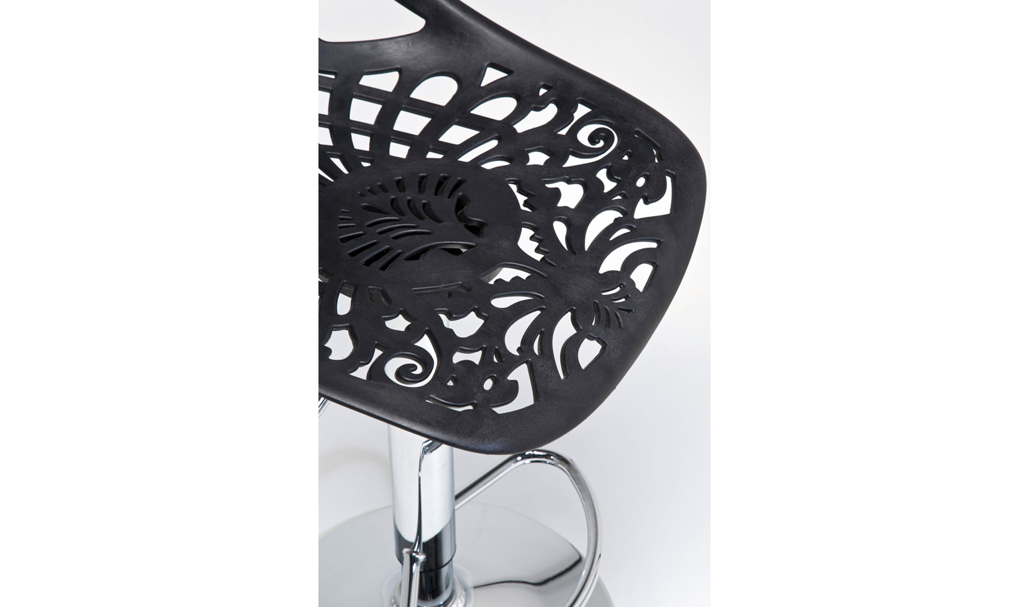 Taburete bar Ornament negro