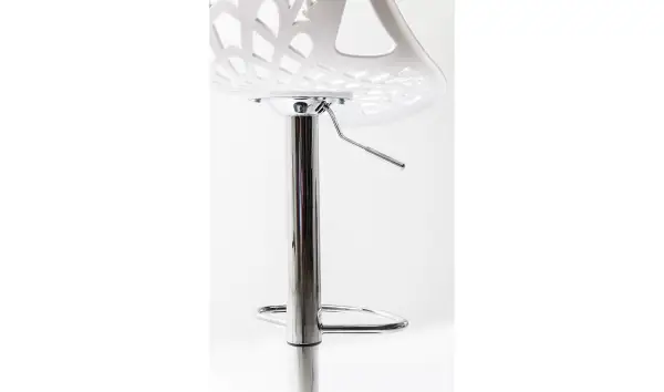 Taburete bar Ornament blanco
