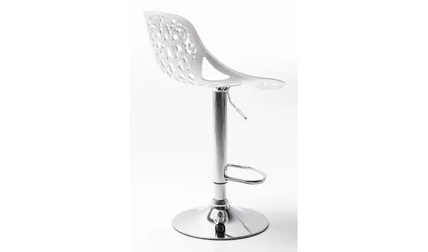 Taburete bar Ornament blanco