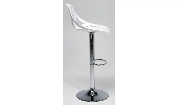 Taburete bar Ornament blanco