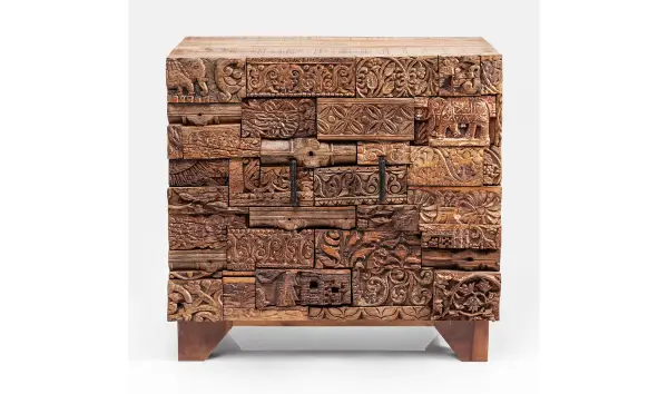 Cómoda Shanti Puzzle Surprise con 2 puertas Nature