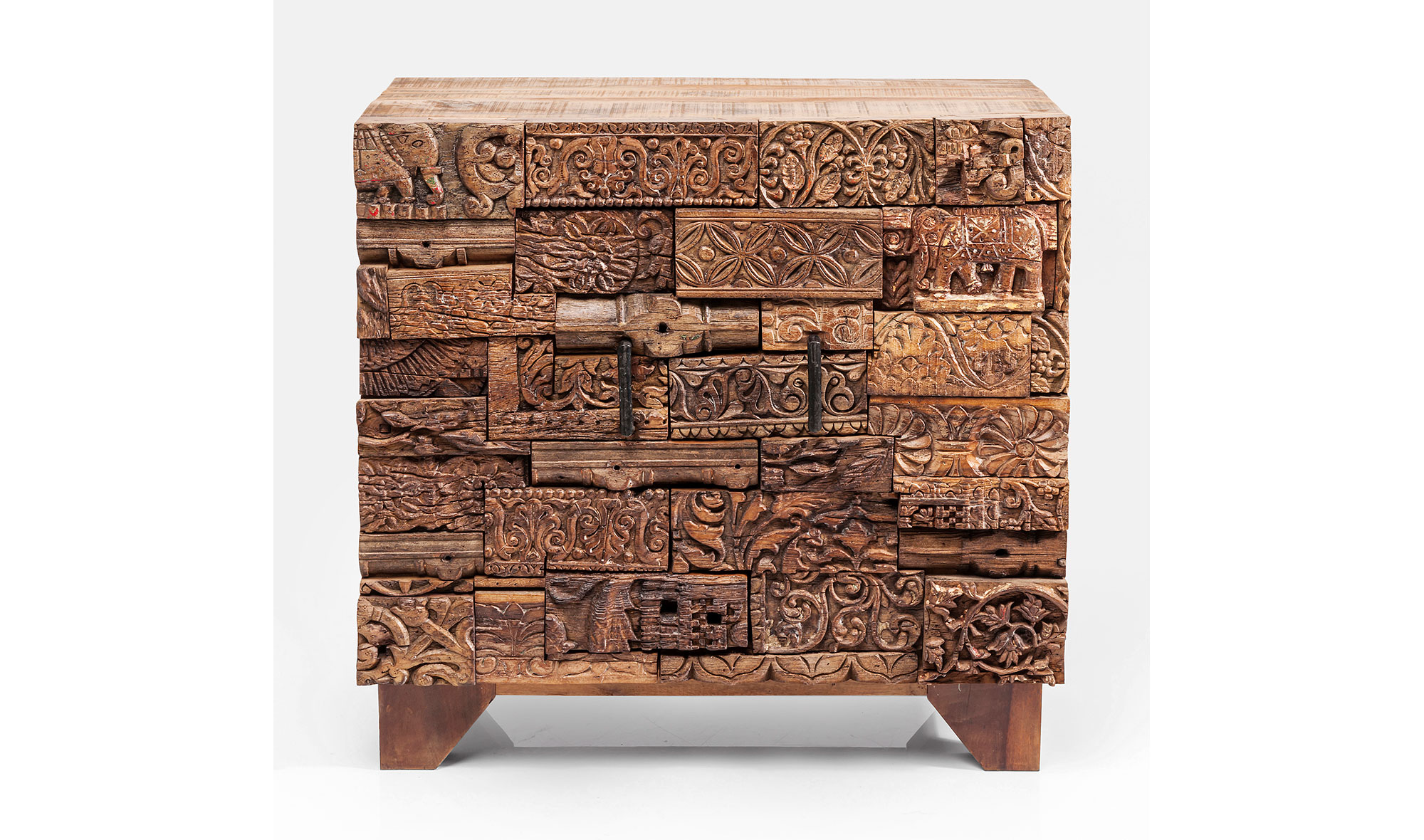 Cómoda Shanti Puzzle Surprise con 2 puertas Nature