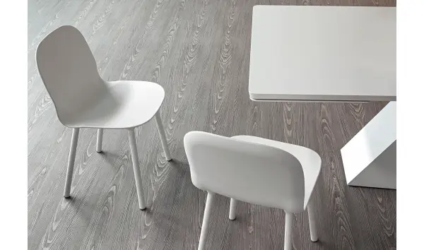 Mesa de comedor extensible cristal TL Bonaldo