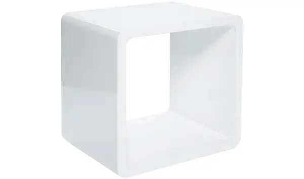 Cubo Lounge MDF blanco