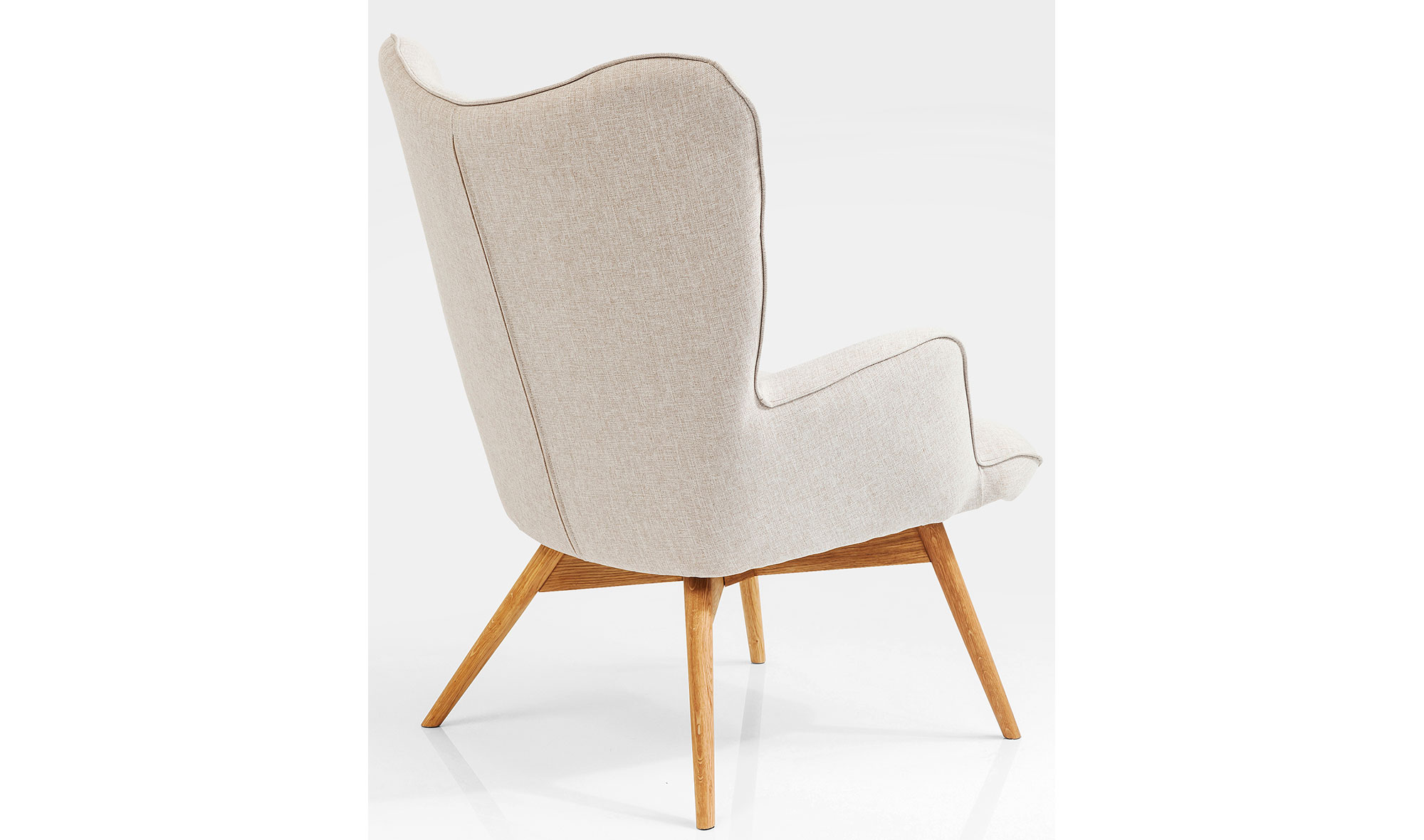 Sillón tapizado crudo Vicky