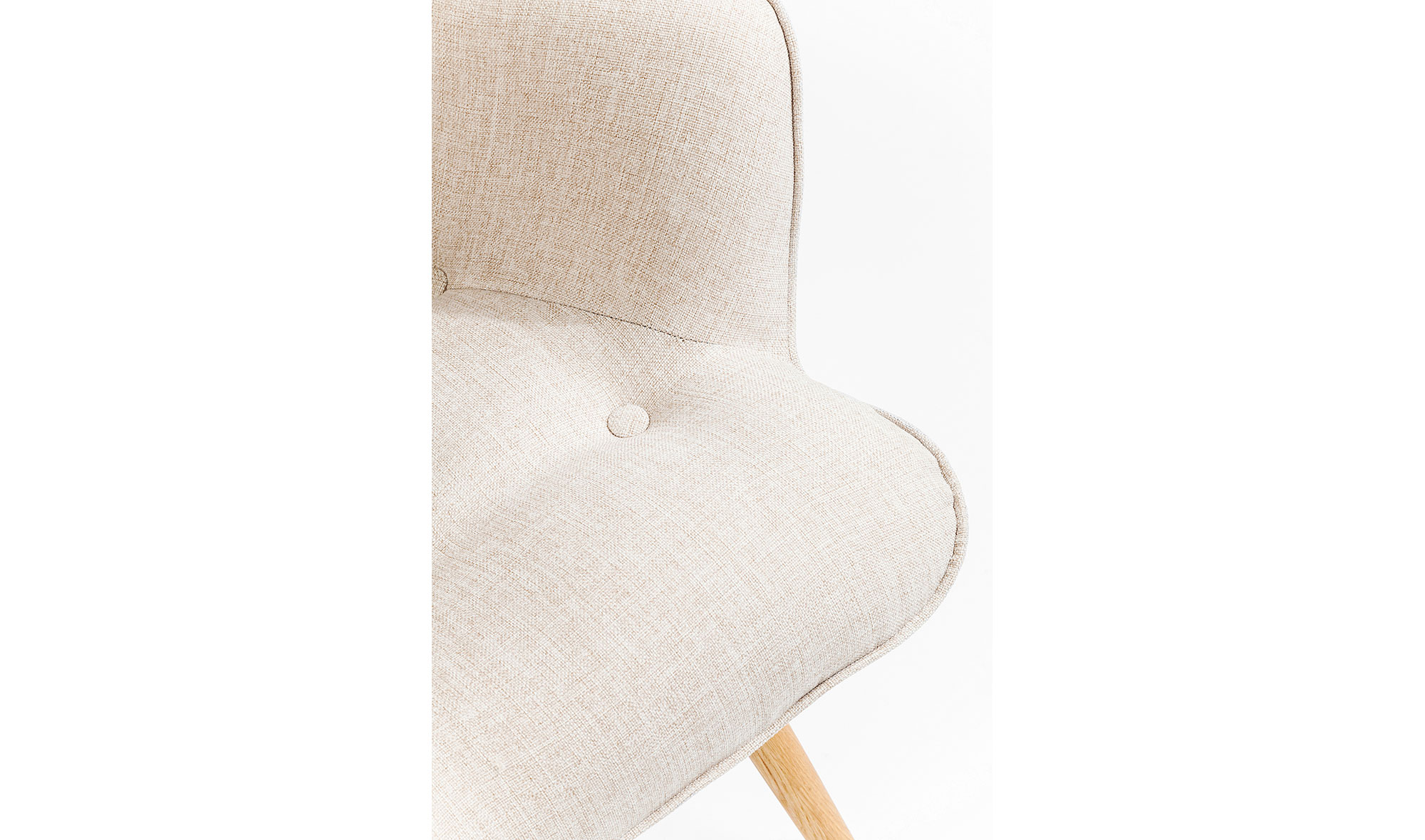 Sillón tapizado crudo Vicky