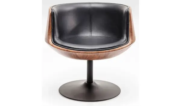 Silla giratoria Club 54 Walnut