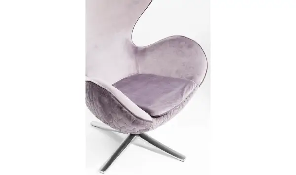 Sillón giratorio Lounge Leaf gris
