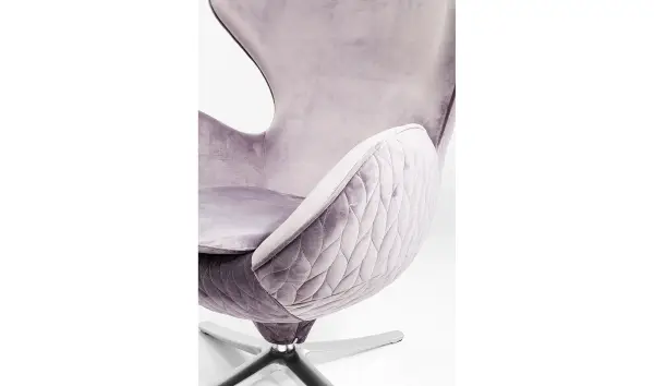 Sillón giratorio Lounge Leaf gris