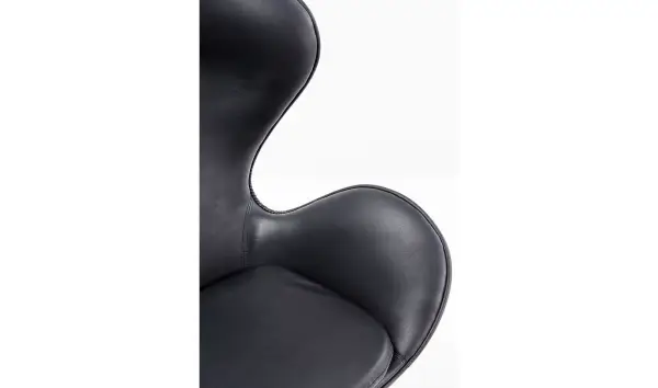 Sillón giratorio Lounge negro Walnut