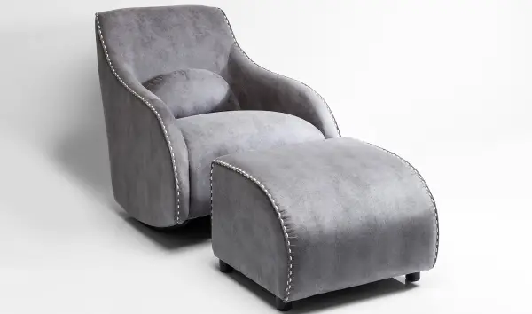 Butaca mecedora Swing Ritmo Vintage gris