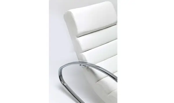 Silla mecedora Manhattan blanco