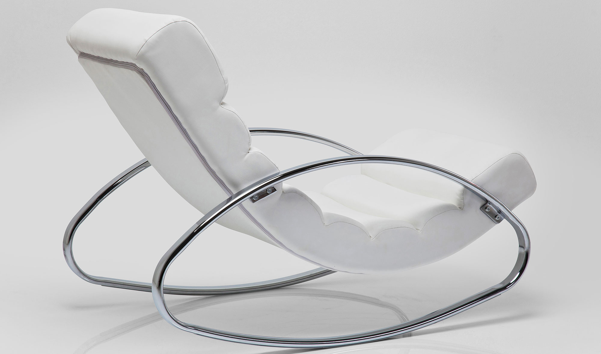 Silla mecedora Manhattan blanco