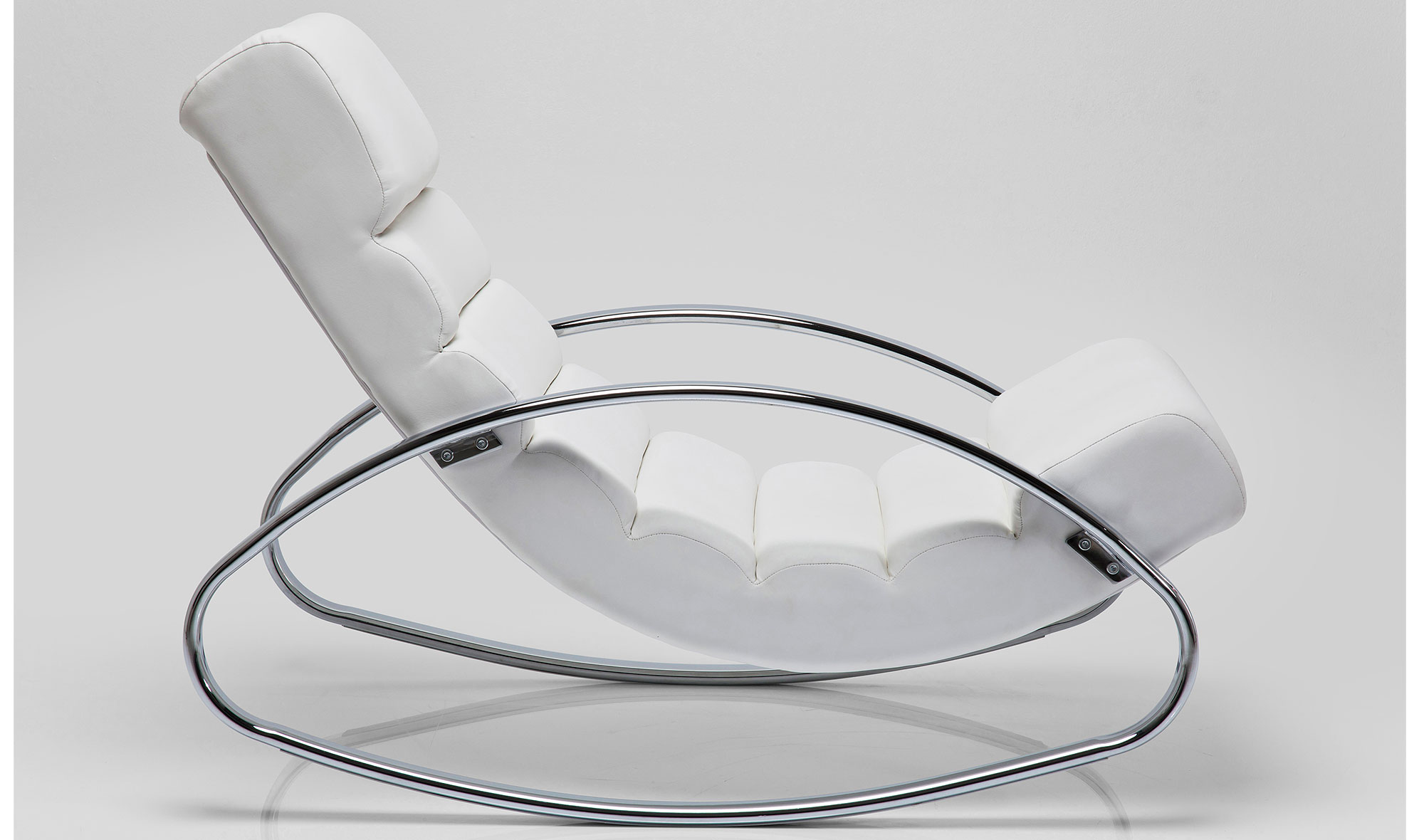 Silla mecedora Manhattan blanco